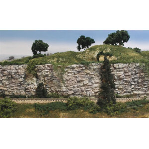 Woodland C1138 Felswand - Fertigfelsen (4 Stück)