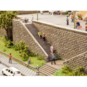 Noch 58303 Treppen-Set, handbemalt, H0