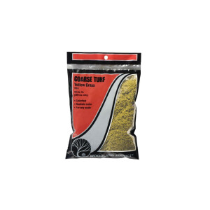 Woodland T61 Turf-Bodenflocken - Gras gelb, grob