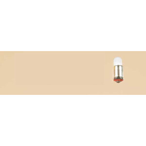 10 Stück Lampe mit Stecksockel opal lose, 16 V