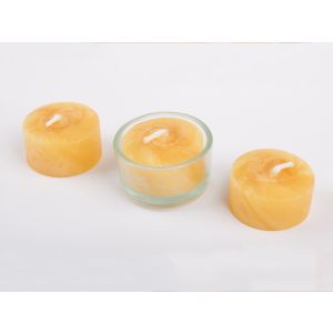 Wilesco 01434 Beeswax replacement candles and 1 glass