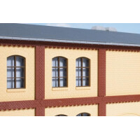 Auhagen 80416 Säulen Obergeschoss und Ziegelfriese rot, H0