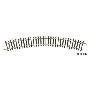 Tillig 83106 Gebogenes Gleis R21 - 353 mm/30°, TT