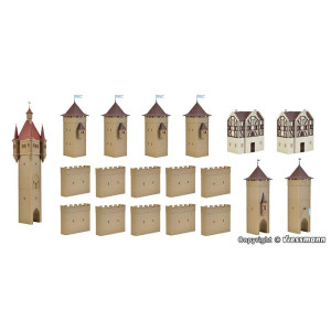 Vollmer 49910 Castle of the Middle Ages with LED...