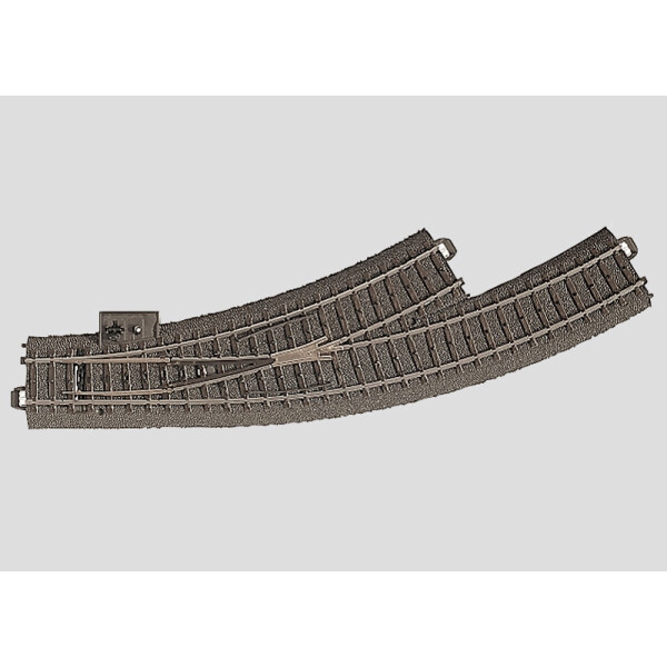 Märklin 24671 Bogenweiche links R2 - 437,5 mm/24,3° - Länge 188,3 mm, H0