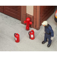 Faller 180950 6 Extinguishers and 2 hydrants, H0