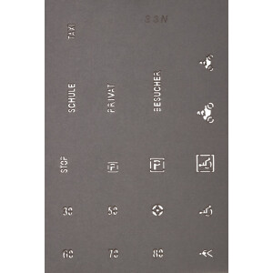 Noch 60745 Street Marking Templates, N