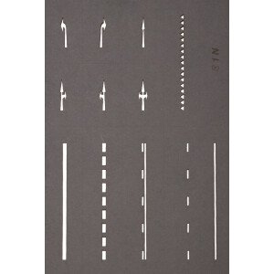Noch 60745 Street Marking Templates, N