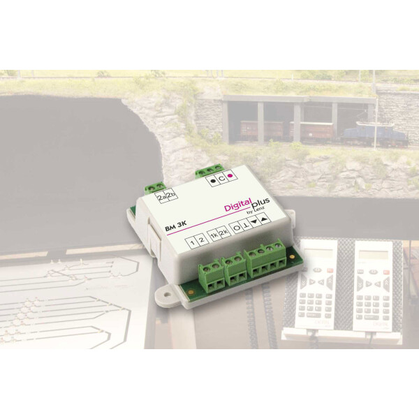 Lenz 22621 Blockstreckenmodul für Kehrschleifen BM3K