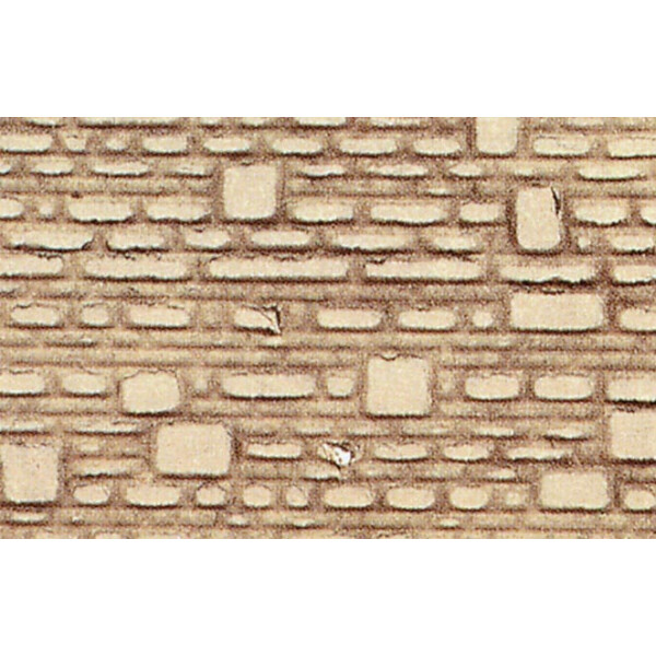Heki 70132 Behauene Natursteinmauer, 2 Platten je 28 x 14 cm, Z-N