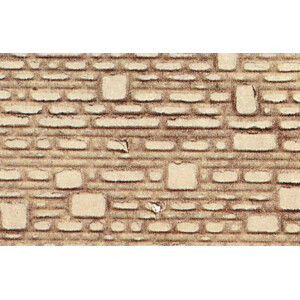 Heki 70132 Behauene Natursteinmauer, 2 Platten je 28 x 14...