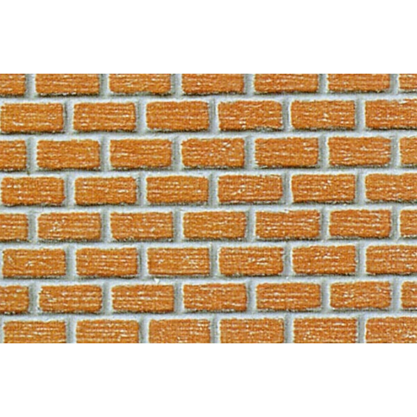 Heki 72242 Klinker, 2 Platten je 40 x 20 cm, H0/0/1