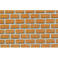 Heki 72242 Klinker, 2 Platten je 40 x 20 cm, H0/0/1