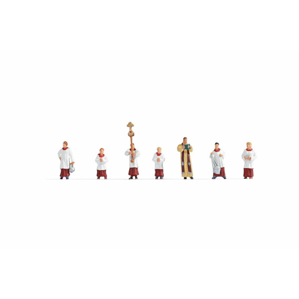 Noch 15410 Priest and altar servers, H0