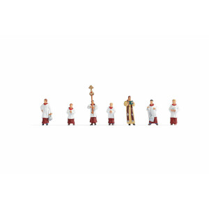 Noch 15410 Priest and altar servers, H0