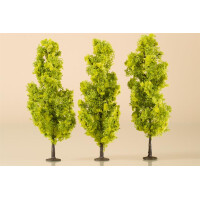 Auhagen 70939 3 Laubbäume, hellgrün, 15 cm, N - H0