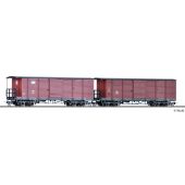 Tillig 05940 Freight car set of the DR with two different...