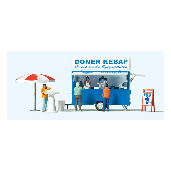 Preiser 10747 Verkaufswagen "Döner Kebap", H0