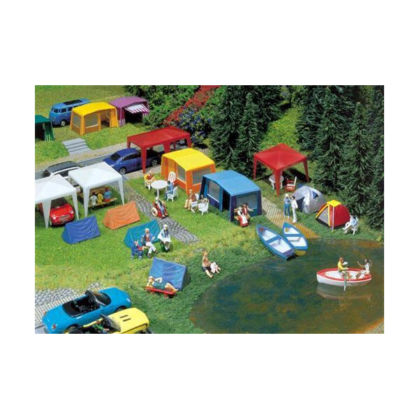Faller 130504 Camping-Zelte-Set, H0