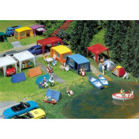 Faller 130504 Camping-Zelte-Set, H0