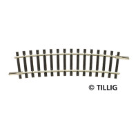 Tillig 83110 Gebogenes Gleis R12 - 310 mm/15°, TT