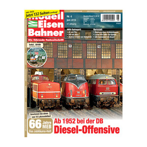 Modelleisenbahner Nr. 06 Juni 2018 + DVD