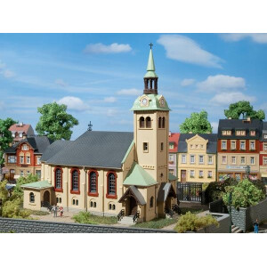 Auhagen 12229 Börnichen church, H0/TT