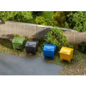 Faller 180343 Refuse container set, H0