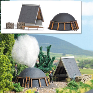 Busch 1678 Charcoal Burning, H0