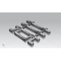 Piko 55151 Gleisschwellen 31 mm für Flexgleis mit Betonschwellen, H0