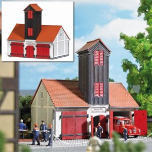Busch 1660 Feuerwehrgebäude »Jonaswalde«, H0