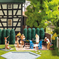 Busch 1189 Gartenmöbel-Set, H0