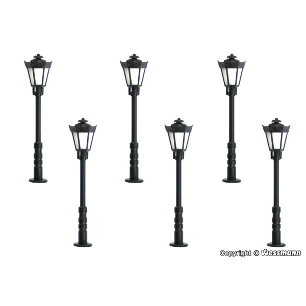 Viessmann 64706 Park lamp, LED warm-white 5 + 1, N