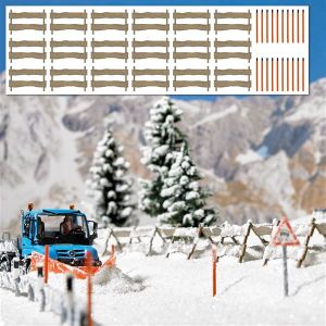 Busch 1120 Snow Fences and Snow Poles, H0