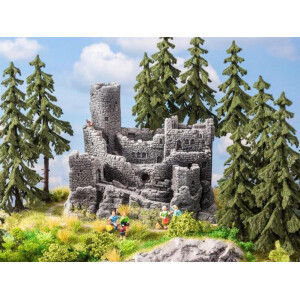 Noch 58609 Castle Ruin, 15.5 x 10 x 12 cm, H0