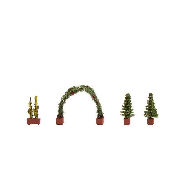 Noch 14022 Rose Arch, 4 pieces, H0