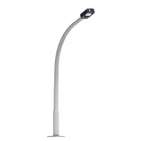 Busch 4115 Street Lamp with Bent Concrete Mast, H0