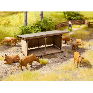 Noch 14379 Laser-Cut minis - Viehunterstand, H0