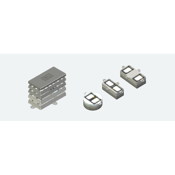 ESU 50340 Lautsprecherset, Dual 11x15mm, Modulares Schallkapselset für 28, 20x40, 16x35
