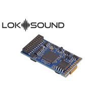 ESU 58419 LokSound 5 DCC/MM/SX/M4 "blank decoder", 21MTC NEM6660, with speaker 11x15mm, gauge: 0, H0