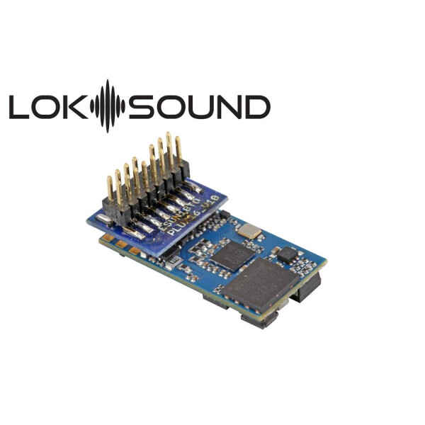 ESU 58814 LokSound 5 micro DCC/MM/SX/M4 "blank decoder", PluX16, with Speaker 11x15mm, gauge: N, TT, H0