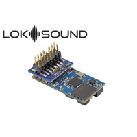 ESU 58814 LokSound 5 micro DCC/MM/SX/M4 "blank decoder", PluX16, with Speaker 11x15mm, gauge: N, TT, H0