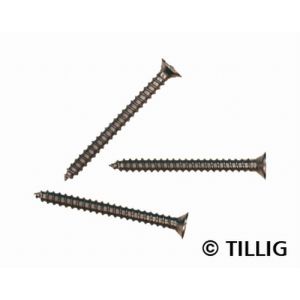 Tillig 08976 Mini-Holzschrauben 1,4 x 15 mm, 100 Stück, TT