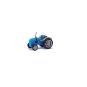 Busch 211006713 MEHLHOSE: Traktor Famulus, Blau/Grau, graue Felgen, N