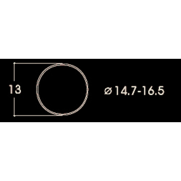 Roco 40071 Haftringsatz Gleichstrom, dm 14,7–16,5 mm, 10 Stück H0