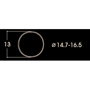 Roco 40071 Haftringsatz Gleichstrom, dm 14,7–16,5...