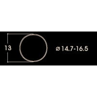 Roco 40071 Haftringsatz Gleichstrom, dm 14,7–16,5 mm, 10 Stück H0