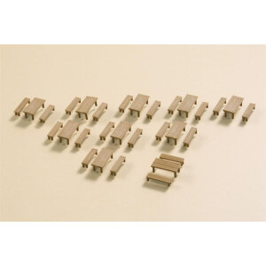 Auhagen 44650 Benches, tables, N