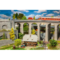 Faller 120466 Viadukt-Set, 2-gleisig, gebogen, H0