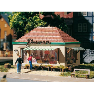 Auhagen 12349 Blumenkiosk, H0/TT